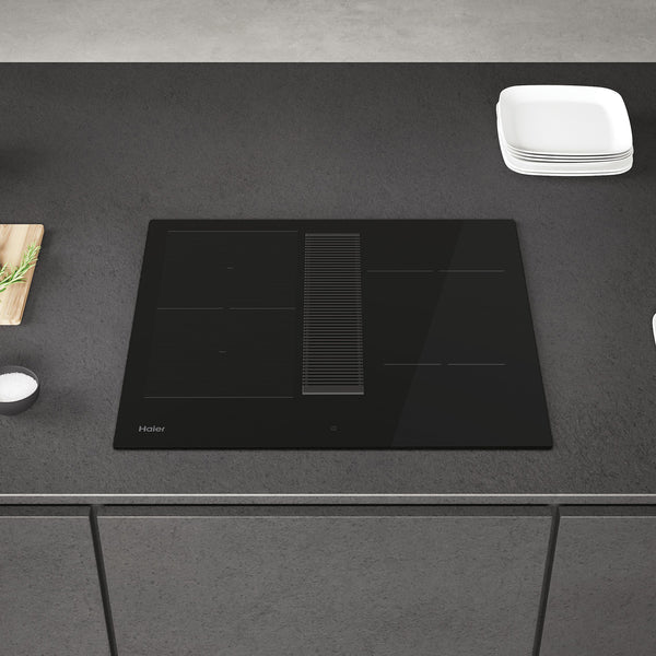 Induction Hob (Dual Series 6) with integrated aspiration hood