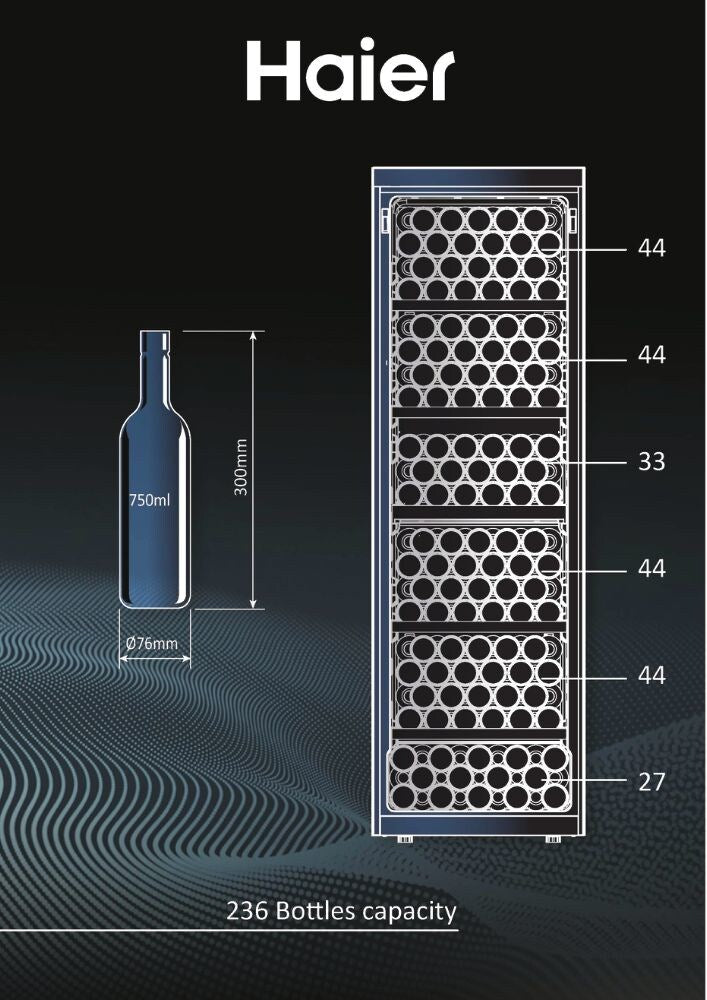 Premium Model – 236 Bottles Capacity