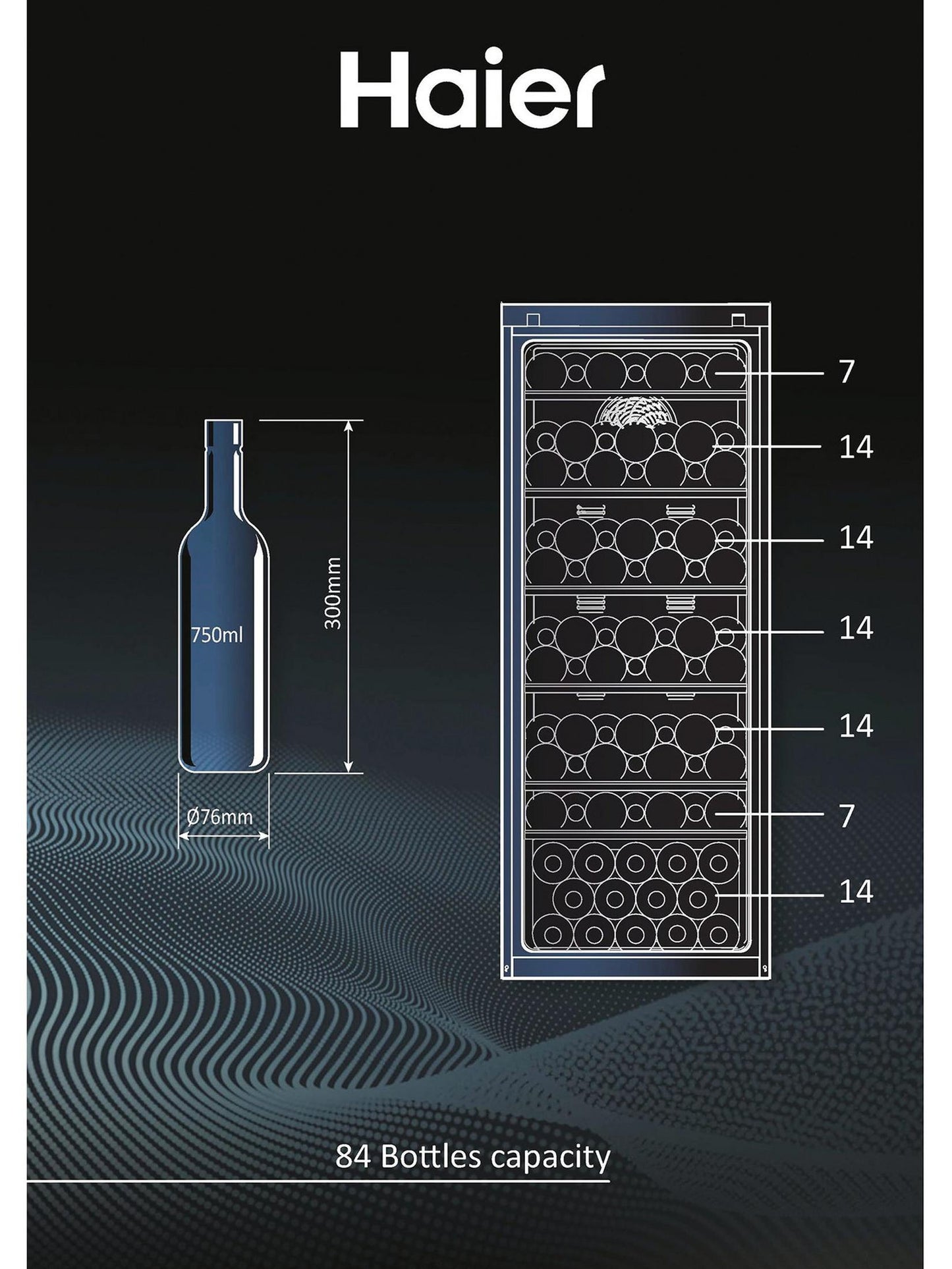 Standard Model – 84 Bottles Capacity